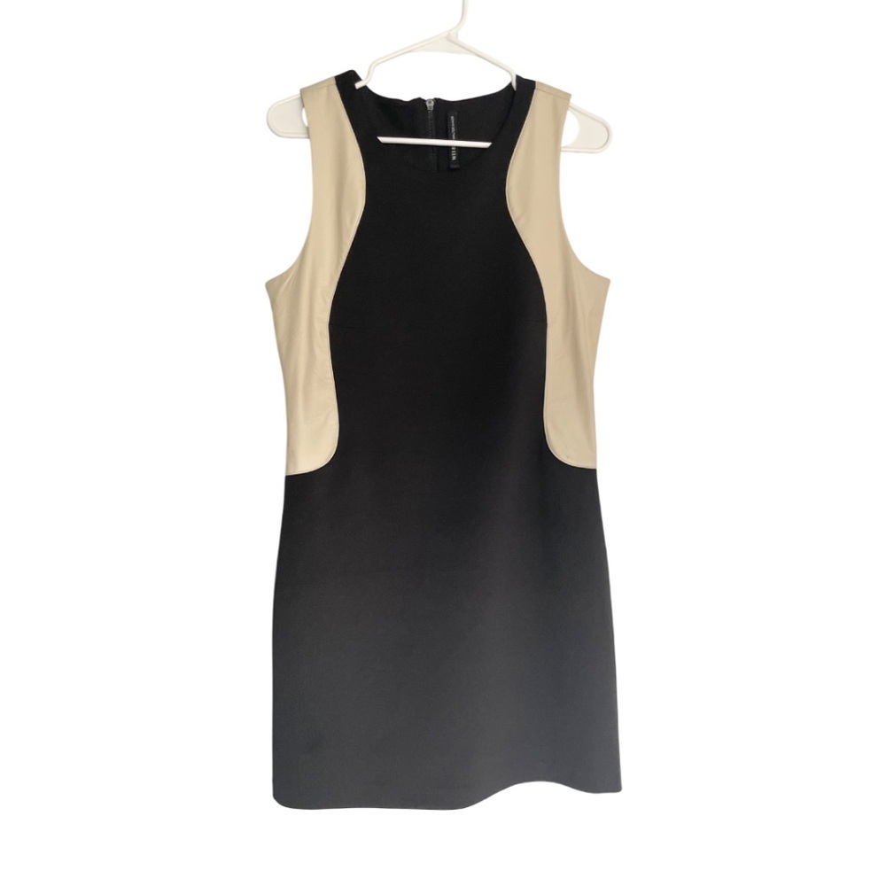 W118 Walter Baker Colour Block Sleeveless Sheath Dress